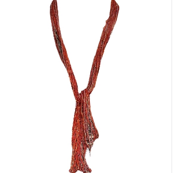 Lariat style multi strand beaded necklace - Picture 16 of 17